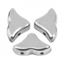 Les perles par Puca® Hélios beads Argentees/silver 00030/27000